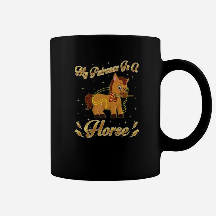 My Patronus Is A Horse Harry Animals Potter Dad Mom Coffee Mug