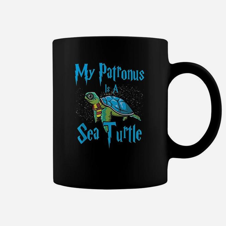 My Patronus Is A Sea Turtle Funny Wizard Magic Lover Gifts Coffee Mug