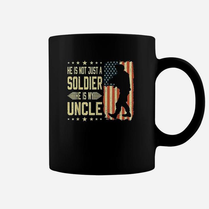 My Uncle Is A Soldier Hero Proud Army Nephew Niece Military Coffee Mug