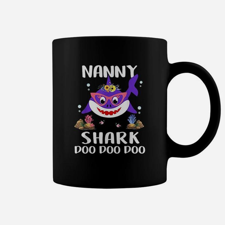 Nanny Shark Mothers Day Gift Idea For Mother Wife Coffee Mug