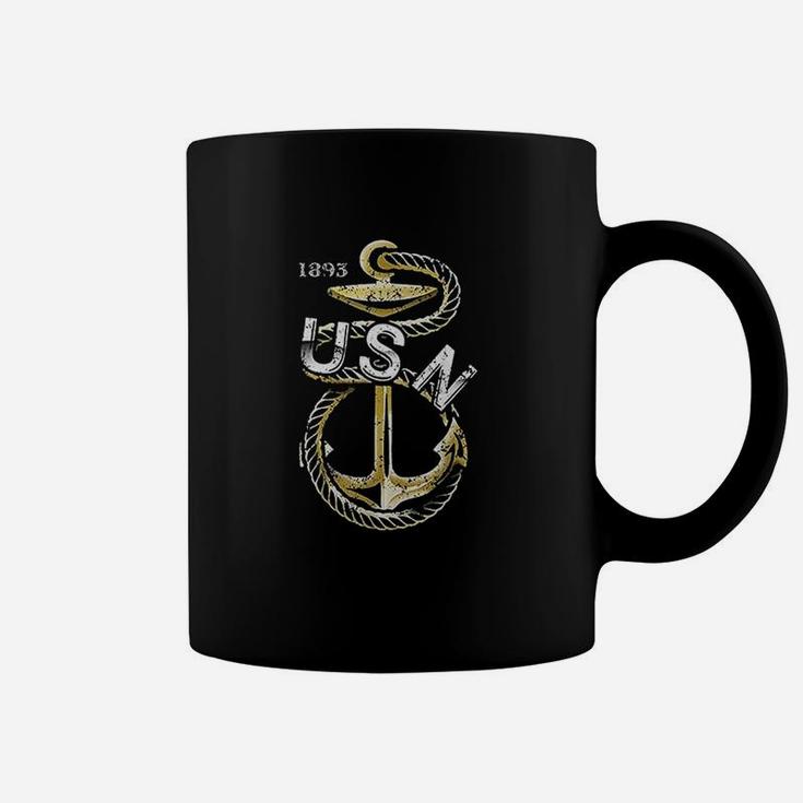 Navy Chief Petty Officer Fouled Anchor Genuine Cpo Coffee Mug