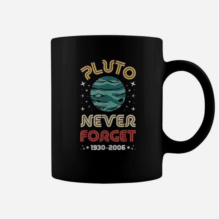 Never Forget Pluto 1930-2006 Science Planet Vintage Space Coffee Mug