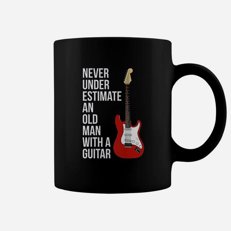 Never Underestimate An Old Man With A Guitar Coffee Mug