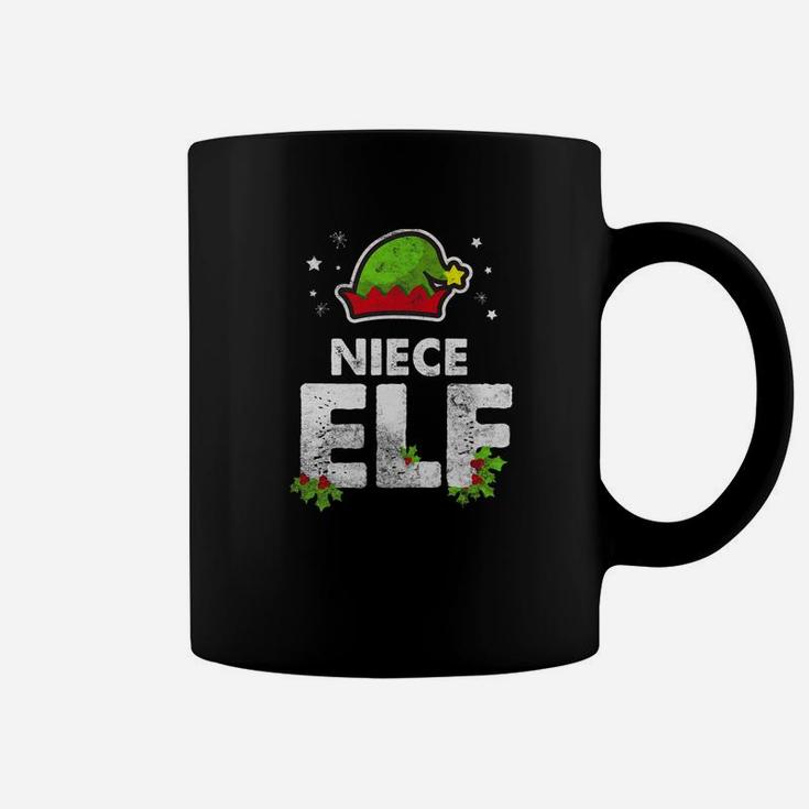 Niece Elf Matching Family Christmas Holiday Funny Coffee Mug