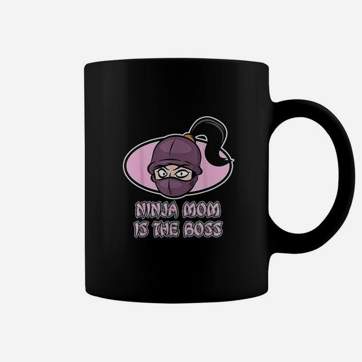 Ninja Family Design Ninja Mom Is The Boss Coffee Mug