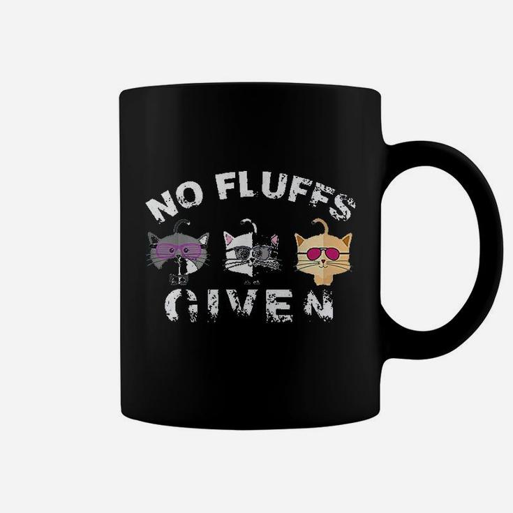 No Fluffs Given Funny Kitty Pet Lovers Cat Mom Dad Meow Coffee Mug