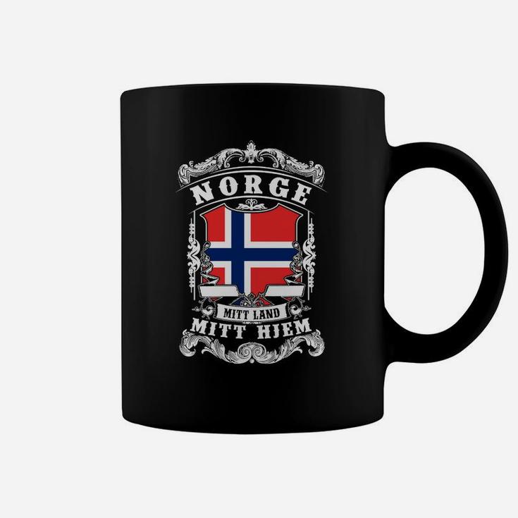 Norge Norwegen Norwegen Mitt An Land Tassen