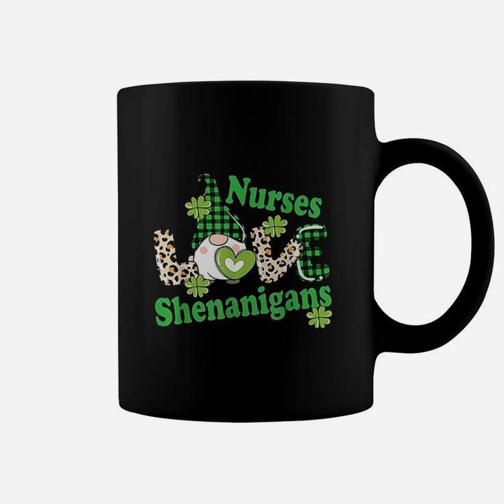 Nurses Shenanigans St Patricks Day Irish Gnome Coffee Mug