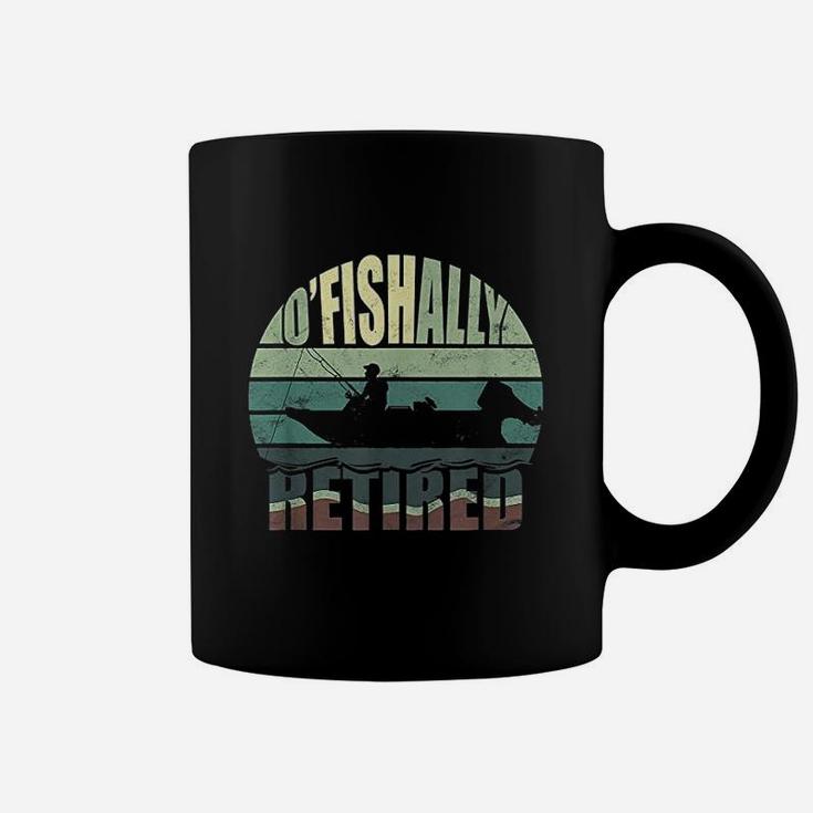 Oficially Retired Funny Fishing Gift For Retirement Coffee Mug