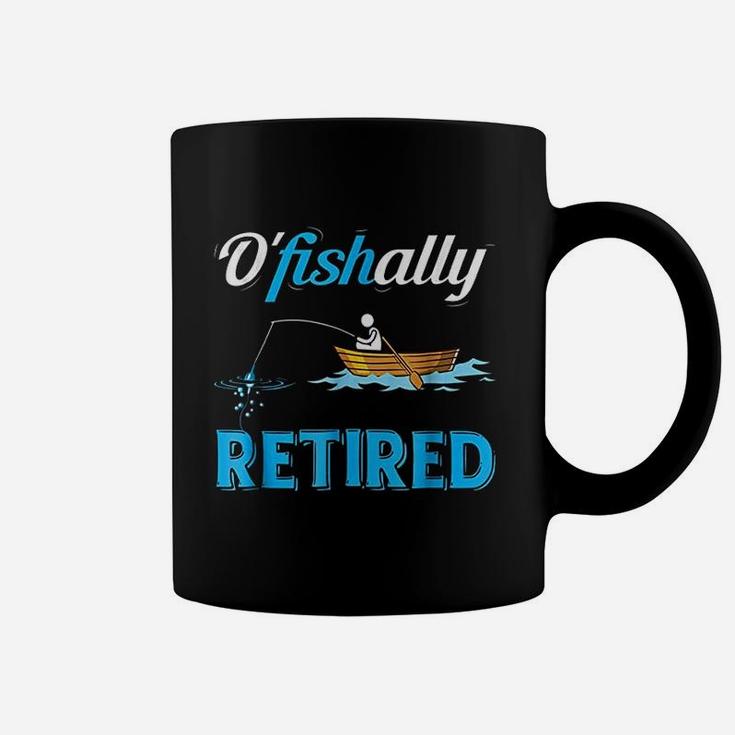 Ofishally Retired Funny Fisherman Retirement Gift Coffee Mug