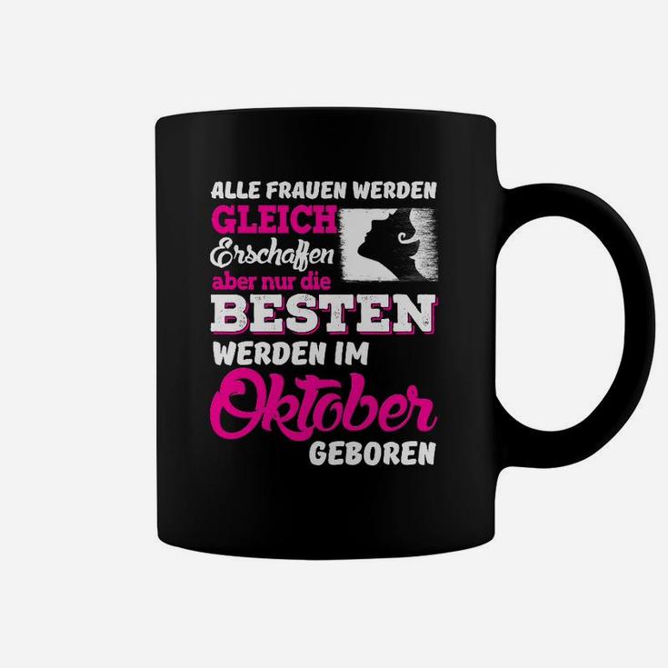 Oktober Frauen Geburtstags-Tassen, Beste Geboren im Oktober Tee