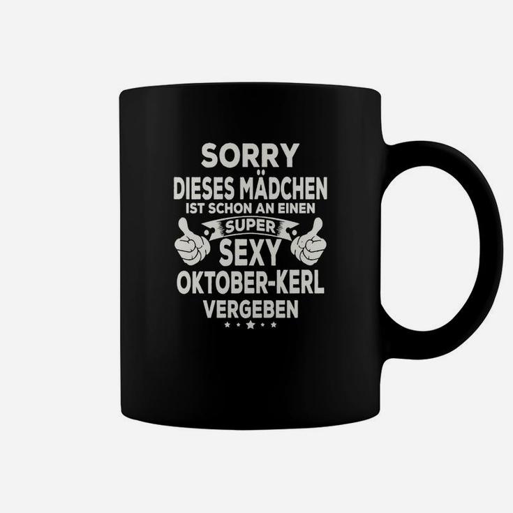 Oktoberfest Damen Tassen Super Sexy Oktober-Kerl Vergeben Spruch