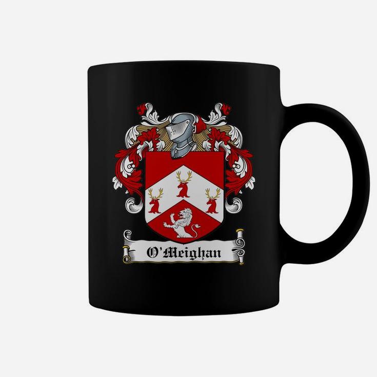 O'meighan Coat Of Arms Irish Family Crests Coffee Mug