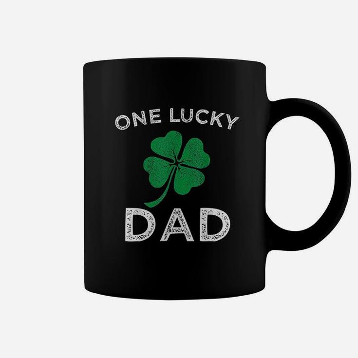 One Lucky Dad St Patricks Day Retro Father Gift Coffee Mug