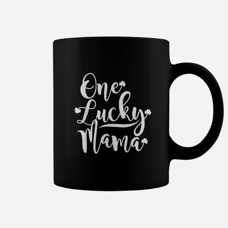 One Lucky Mama St Patricks Day Coffee Mug