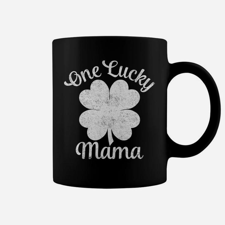 One Lucky Mama St Patricks Day For Women Moms Coffee Mug