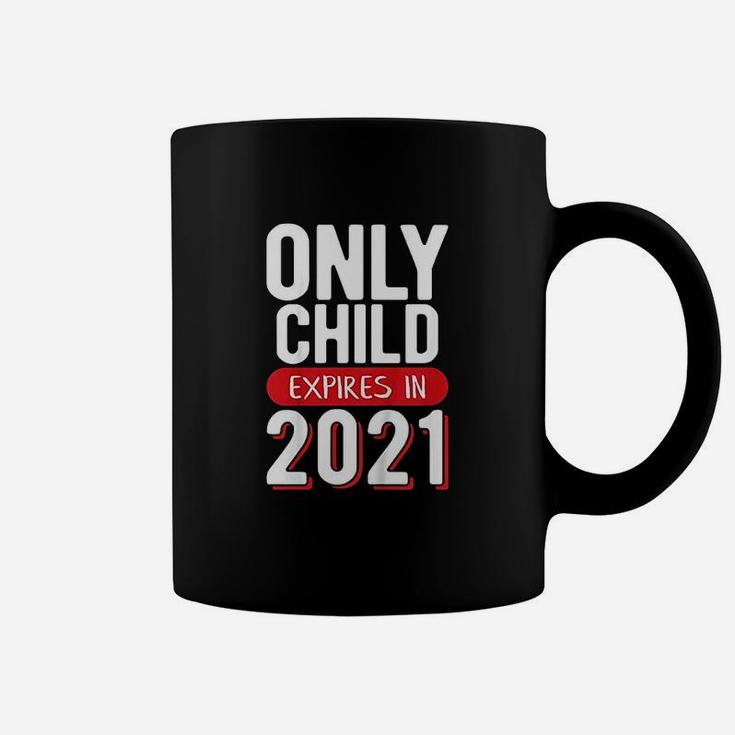 Only Child Expires 2021 Promoted To Brother Big Sister Coffee Mug