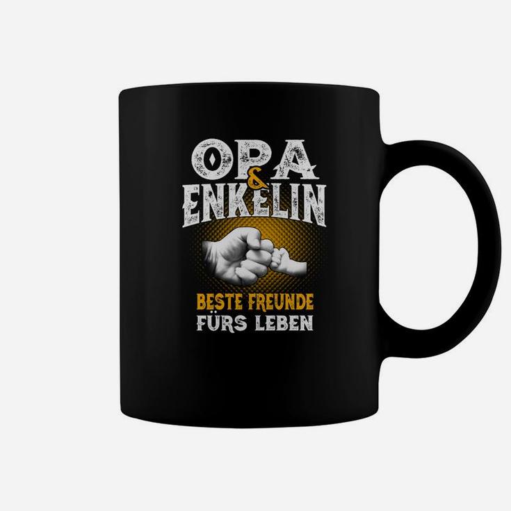 Opa und Enkelin Beste Freunde fürs Leben Schwarzes Tassen, Familien-Design