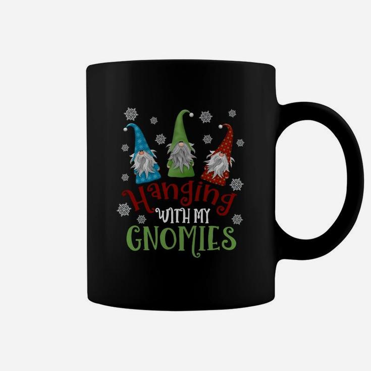 Santa Gardening Gnome Christmas Tee Hanging With My Gnomies T-Shirt
