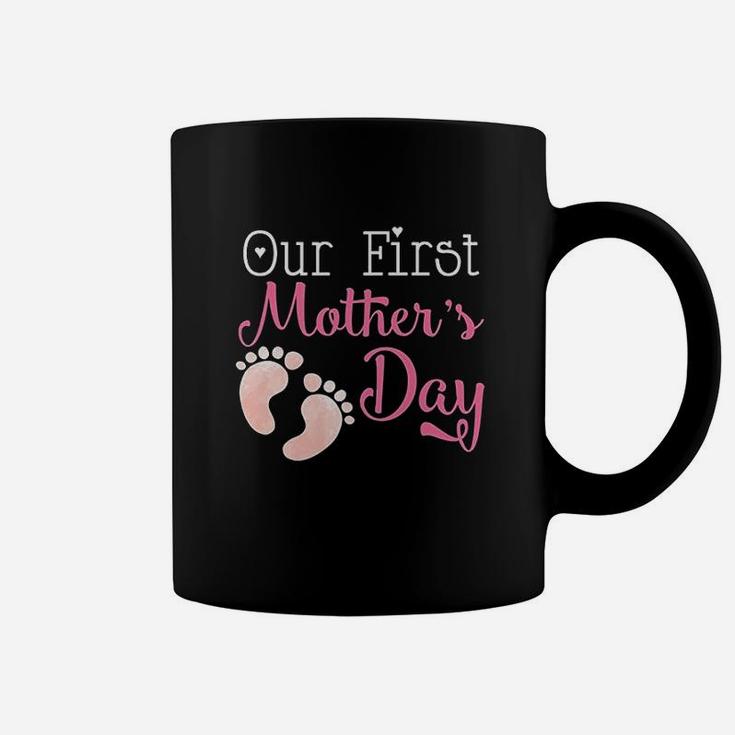 Our First Mothers Day Preg Announcement Coffee Mug