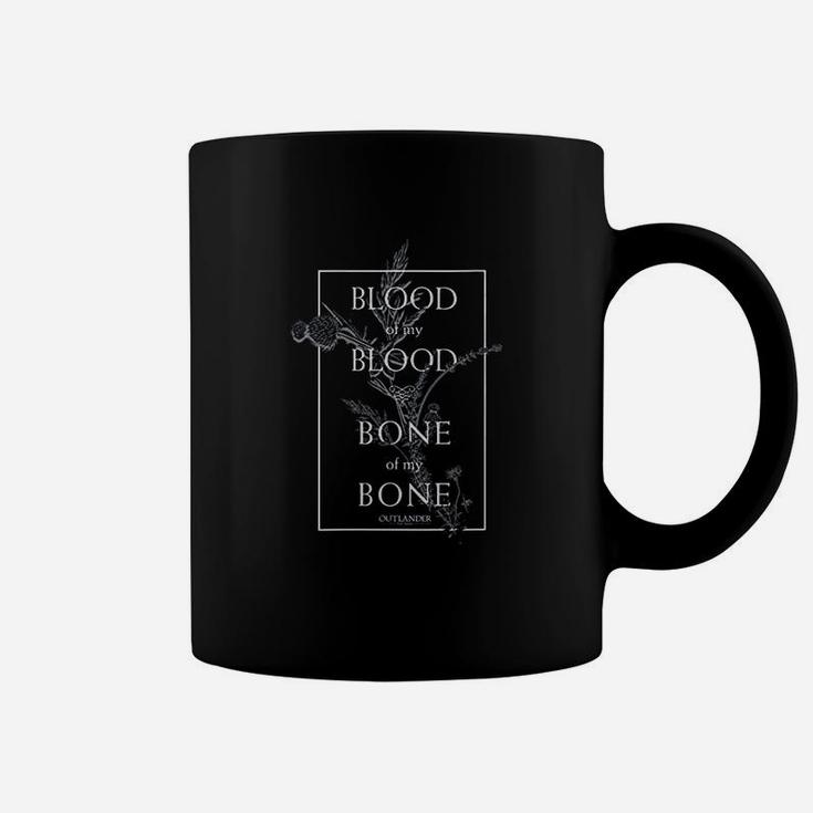 Outlander Blood Of My Blood Bone Of My Bone Framed Text Coffee Mug
