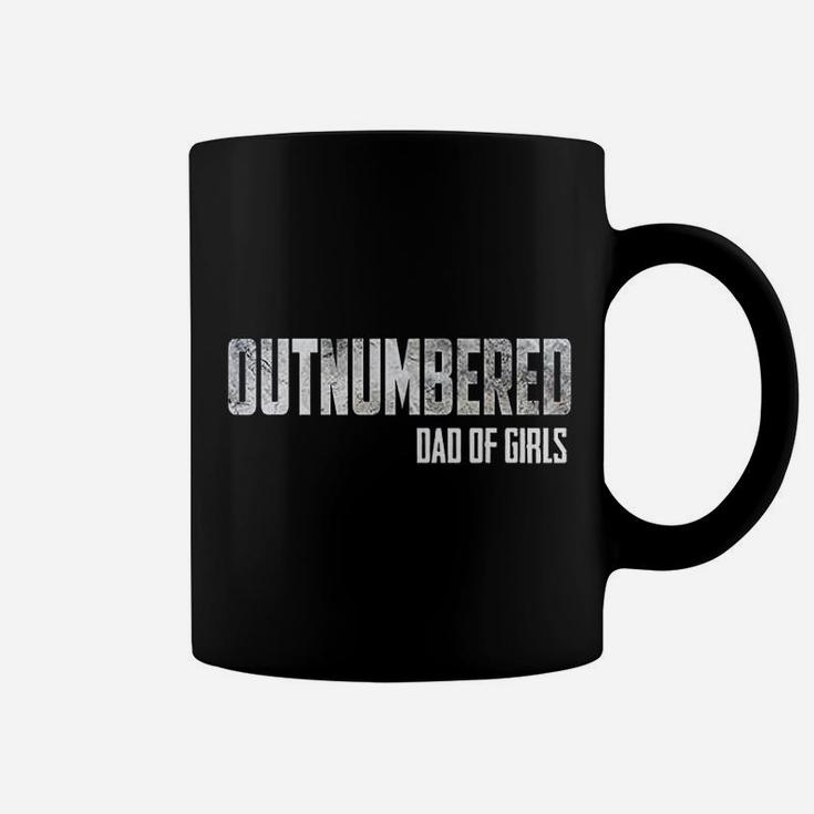 Outnumbered Dad Of Girls Dads Gift Coffee Mug