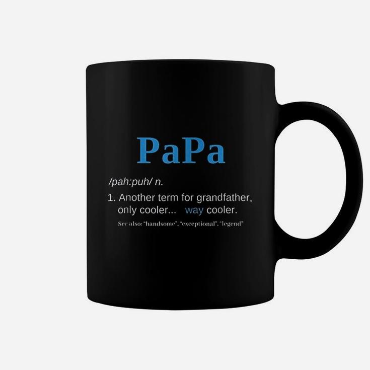 Papa Like A Grandfather Only Cooler Definition Coffee Mug