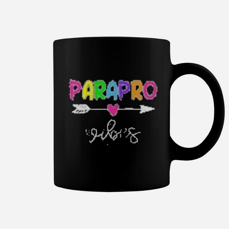 Paraprofessional Vibes Teacher Assistant School Gift Coffee Mug