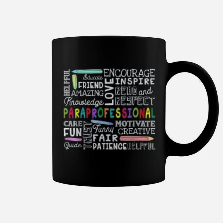 Paraprofessional Word Cloud Gift Paraprofessional Coffee Mug