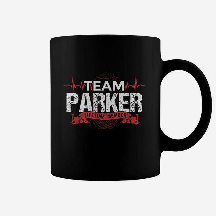 Parker Team Family Reunions Dna Heartbeat Coffee Mug