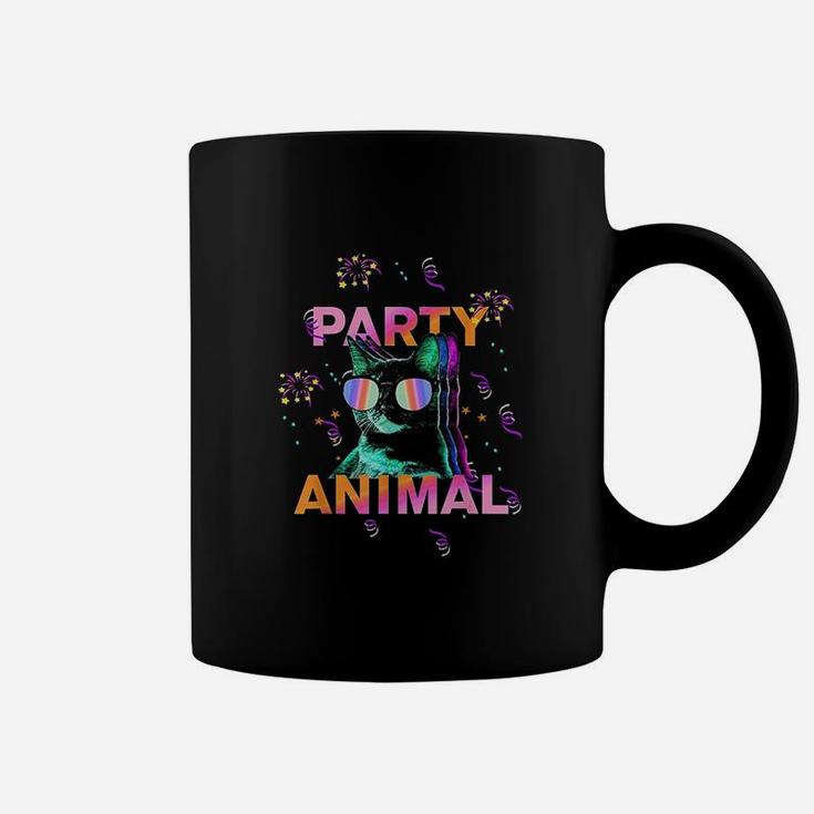 Party Cat Party Animal Colorful Graphic Coffee Mug