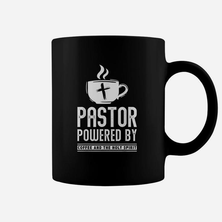 Pastor Powered Coffee And The Holy Spirit Funny Pastor Gift Coffee Mug