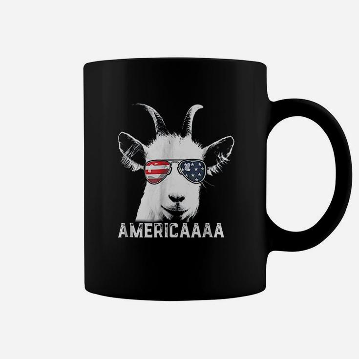 Patriotic Goat 4th Of July Funny Goat Americaaa Coffee Mug