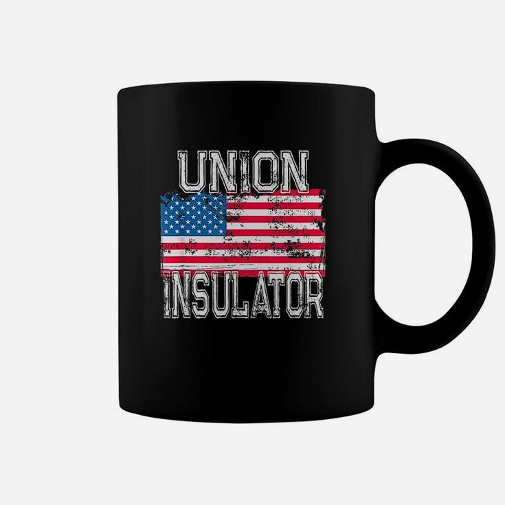Patriotic Union Insulator Retro Insulation Installer Laborer Coffee Mug