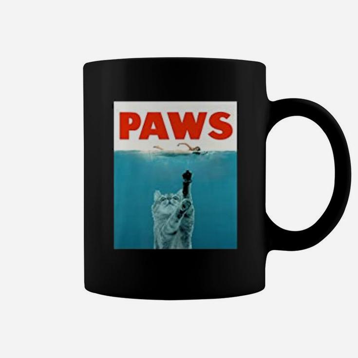 Paws Kitten Meow Parody Funny Cat Lover Gifts Coffee Mug