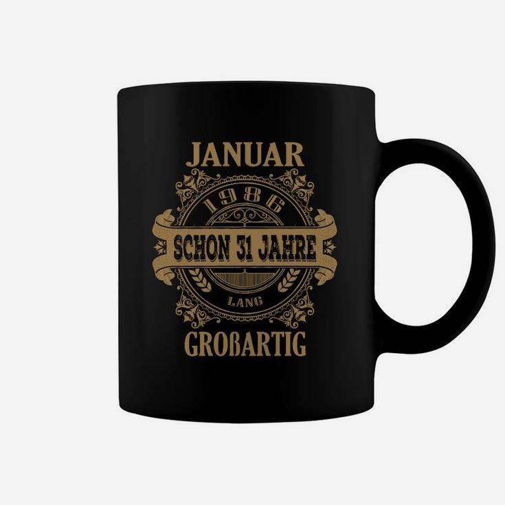 Personalisiertes Januar Geburtstagsshirt - 31 Jahre großartig Tassen