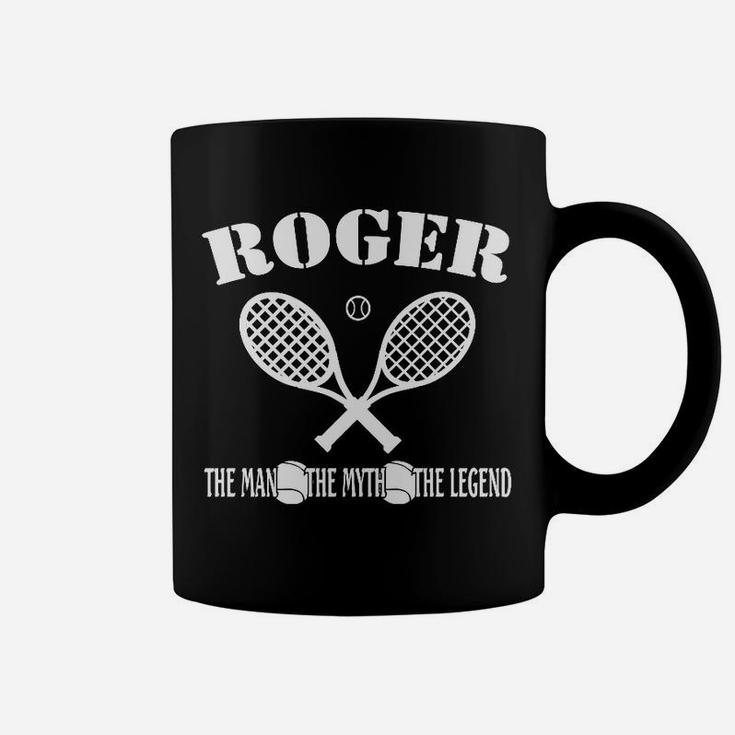 Personalisiertes Roger Tennis Tassen – Mann, Mythos, Legende