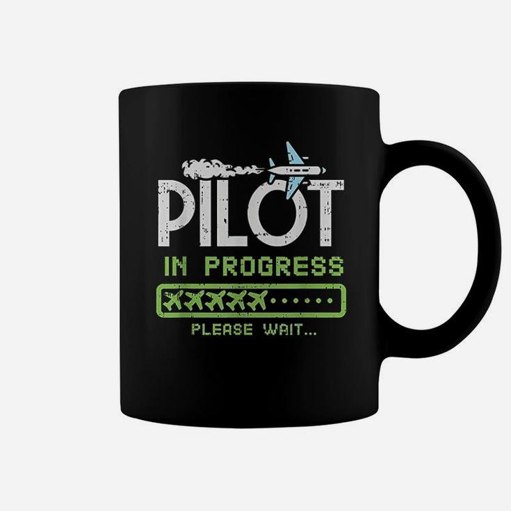 Pilot In Progress Future Pilot Toy Airplane Lovers Coffee Mug