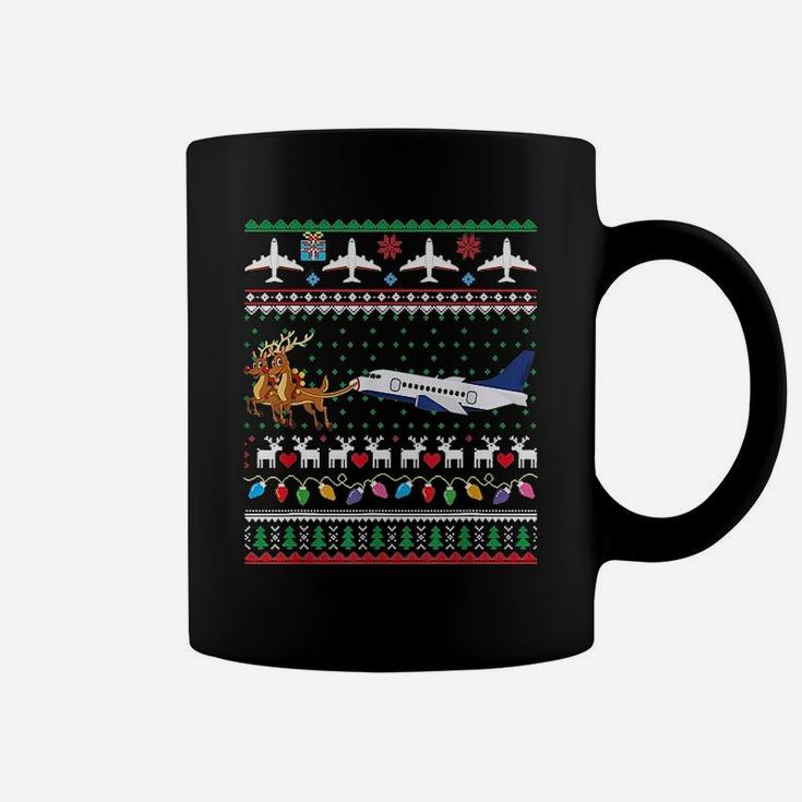 Pilots Ugly Christmas Coffee Mug