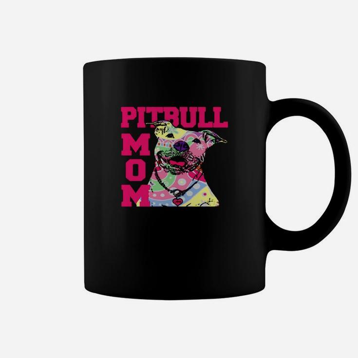Pit Bull Mom Pitbull Dog Mom Mothers Day Idea Coffee Mug