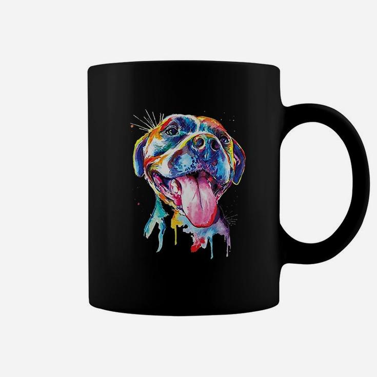 Pitbull Animal Colorful Dog Breed Gift Coffee Mug