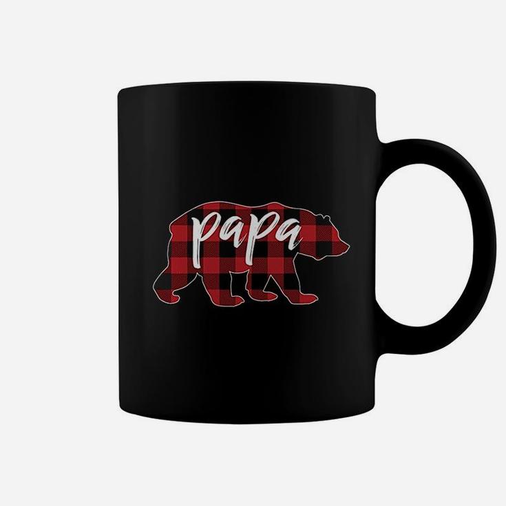 Plaid Papa Bear, best christmas gifts for dad Coffee Mug