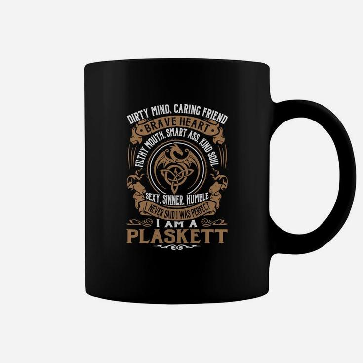 Plaskett Brave Heart Dragon Name Shirts Coffee Mug