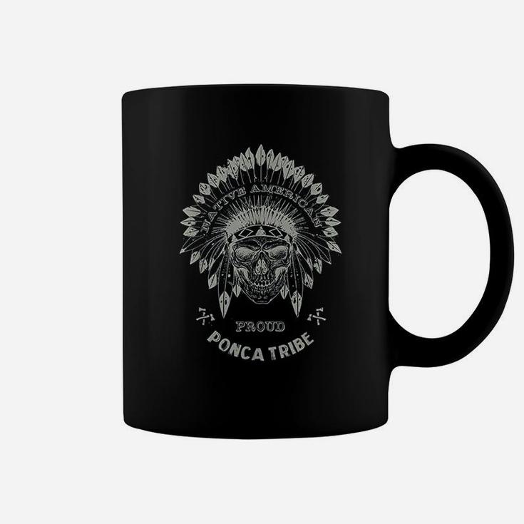 Ponca Tribe Native American Indian Respect Skull Design Coffee Mug