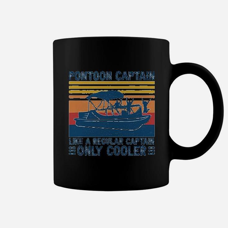 Poontoon Captain Like A Regular Captain Only Cooler Coffee Mug