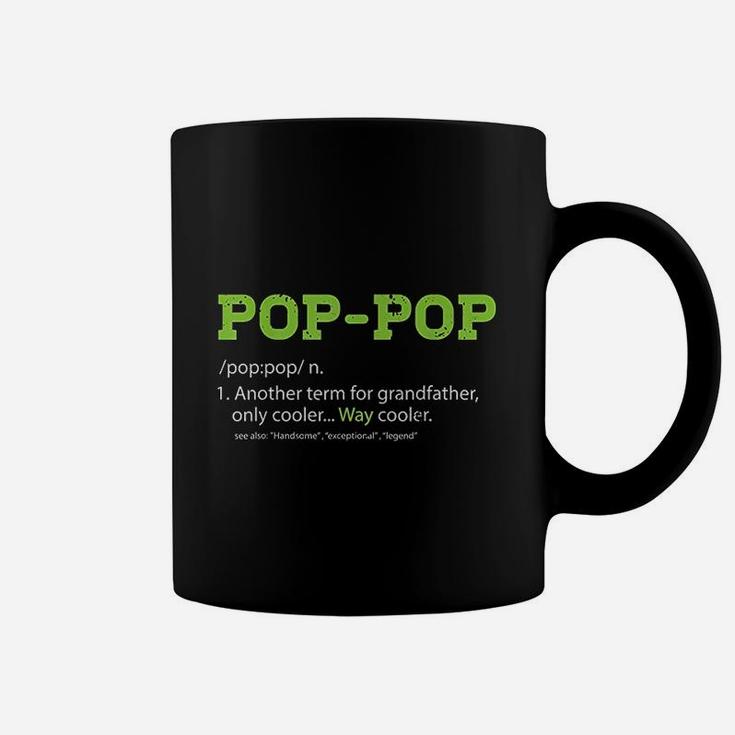 Pops For Grandpa Poppop Definition Cool Dad Gift Coffee Mug