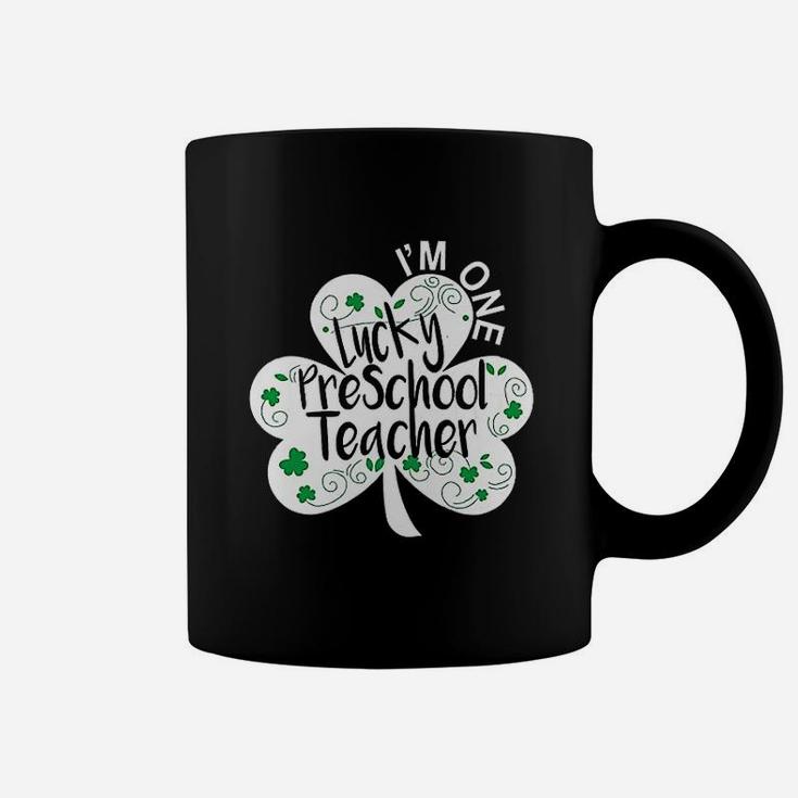 Preschool Teacher St Patricks Day Lucky Nursery Prek Coffee Mug