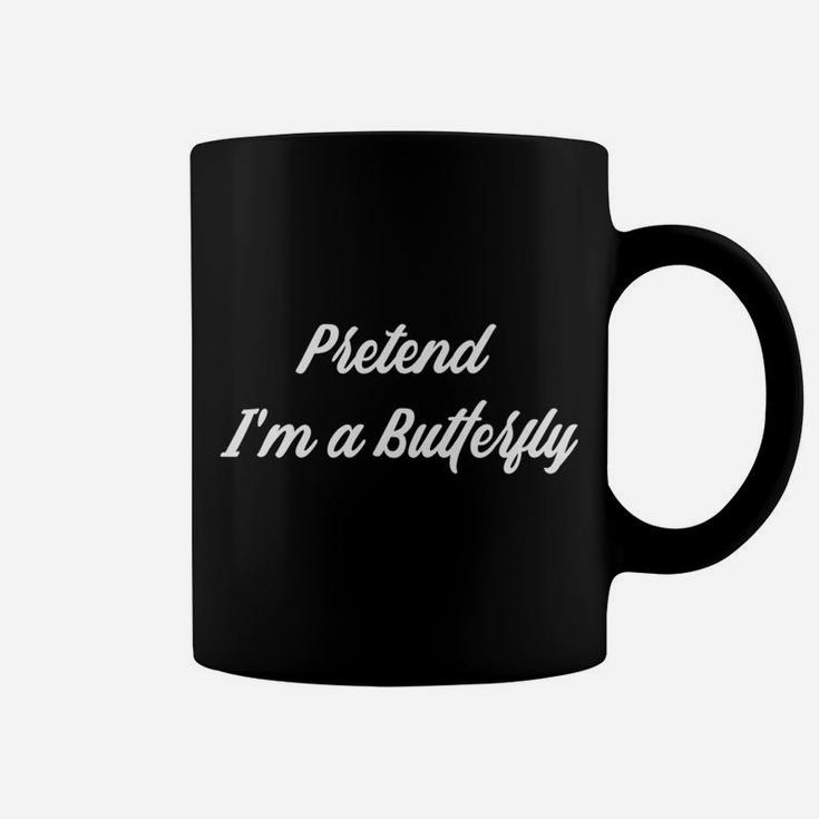 Pretend Im A Butterfly Costume Funny Halloween Party Coffee Mug