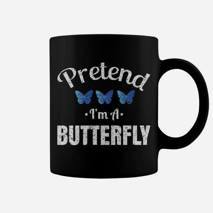 Pretend Im A Butterfly Lazy Halloween Easy Costume Coffee Mug