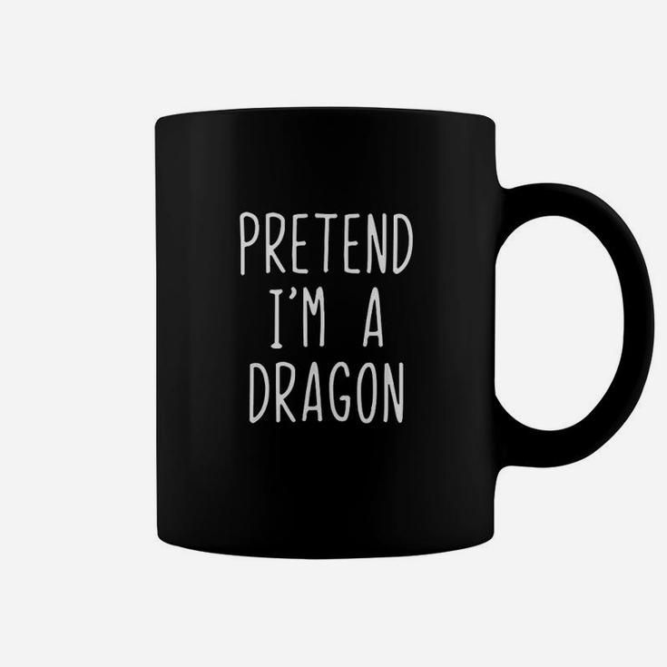 Pretend Im A Dragon Costume Halloween Lazy Easy Coffee Mug